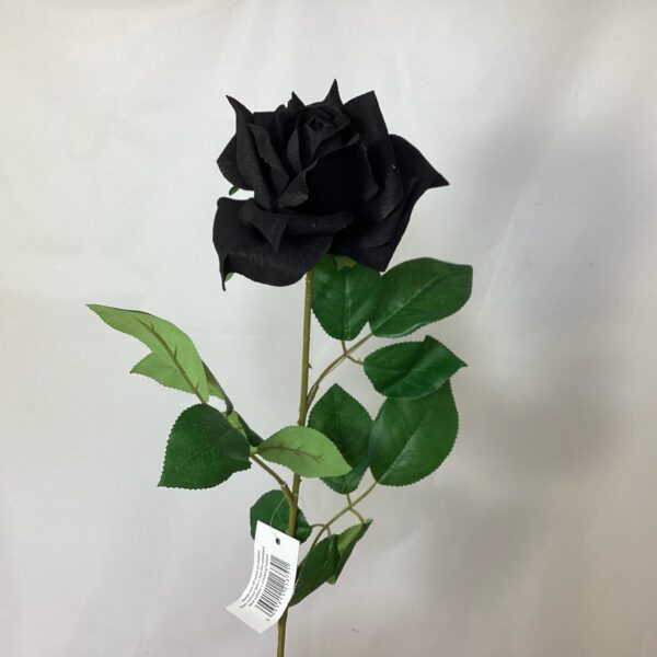 Singe Artificial Premium Black Rose