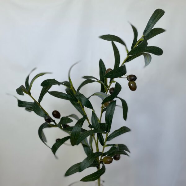 Artificial 73cm Olive Tree Branch Green