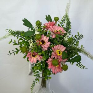 Artificial Lara Daisy/Astilbe/Foliage (Bundle)Pink