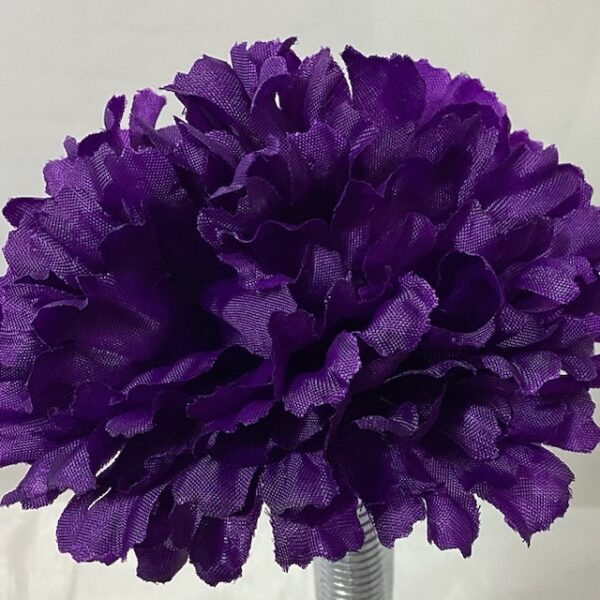 Artificial 8cm Carnation Pick (Pack 144) Dark Purple