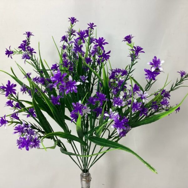 Artificial Decorative Plastic Daisy Twig (Bunch 12) Purple