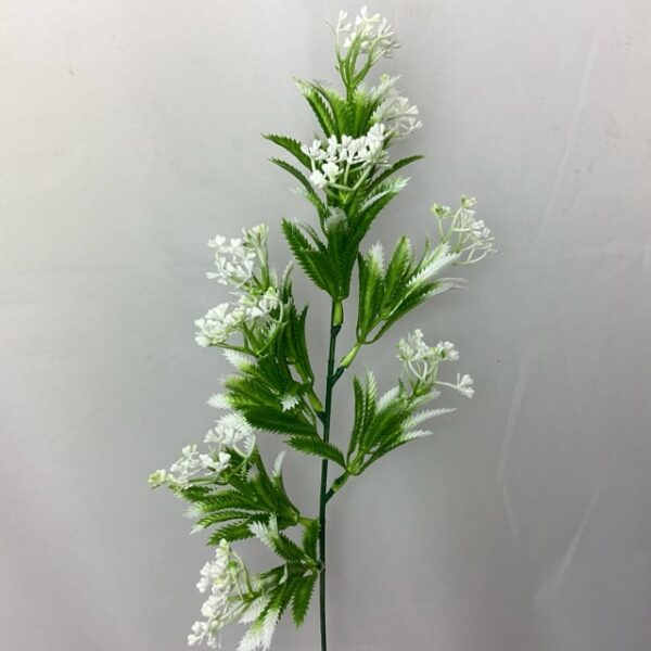 Plastic Coriander Flower White
