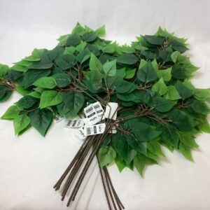 Birch Leaf Branch (Pack 12) Green