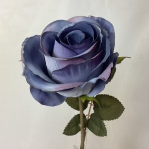 Lilac / Purple Artificial Eloise Single Open Rose