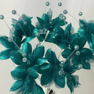 Pearled Babys Breath (Bunch 12) Dark Turquoise Teal