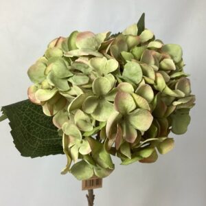 Artificial Single Autumn Hydrangea Green