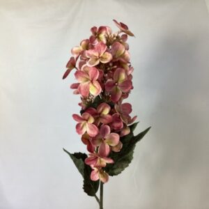 Pink Artificial Dry Look Amore Panical Hydrangea Spray