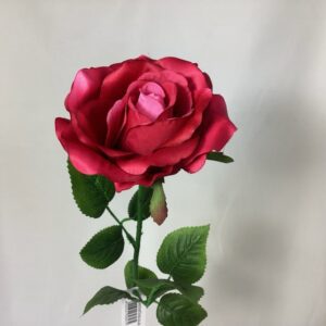 Artificial Heidi Single Open Rose Beauty