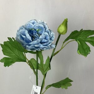 Blue Artificial Skye Ranunculus