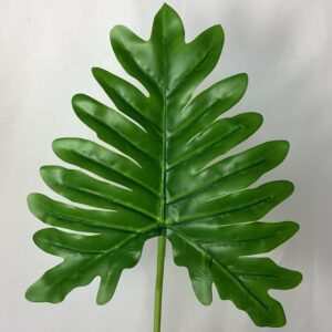 Artificial Real Touch Philodendron Leaf Green