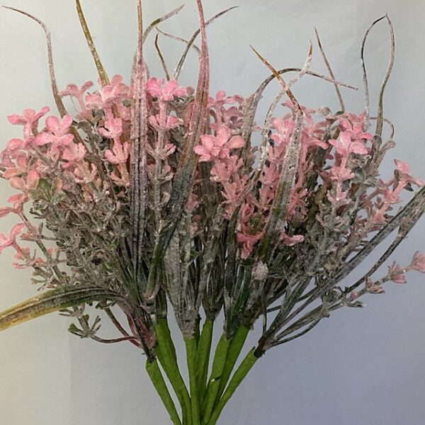 Artificial Flowering THYME Bundle Pink