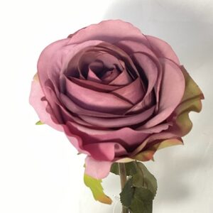 Mauve Artificial Eloise Single Open Rose