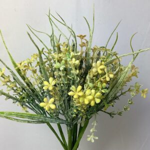 Artificial Flowering THYME Bundle yellow