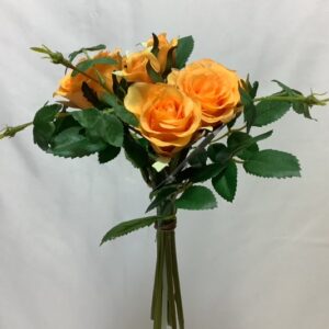 Artificial Pippa Rose (Bundle) Orange
