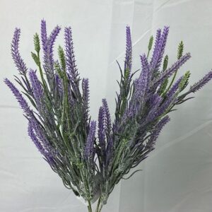Large Plastic Lavender Bush Purple
