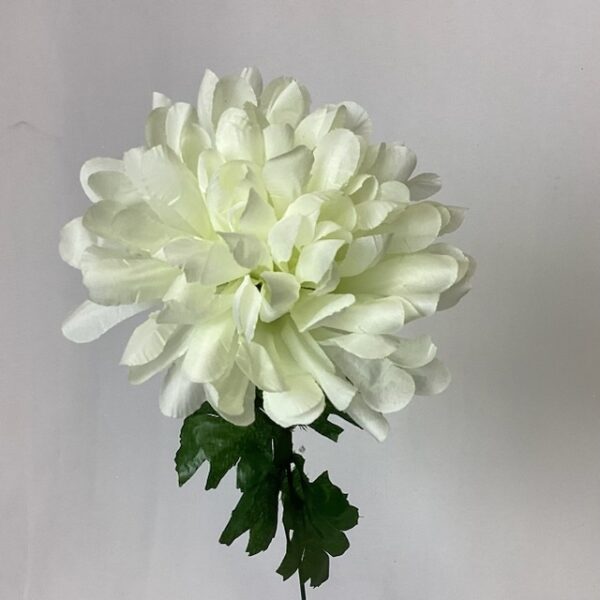 Artificial Paula Single Chrysanthemum Cream