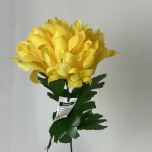 Artificial Paula Single Chrysanthemum Yellow