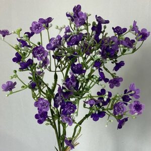 Lilac purple Artificial Forget Me Not (BUNDLE) Ivory