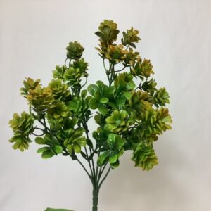 Brown Artificial Succulent Bush plastic