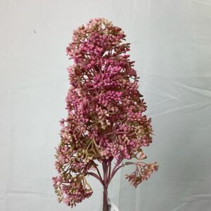 Artificial Large Berry Cone Spray Pink