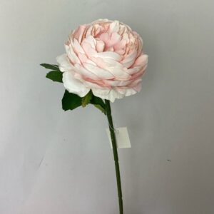 Artificial Single Ranunculus (Short Stem) Soft Pink