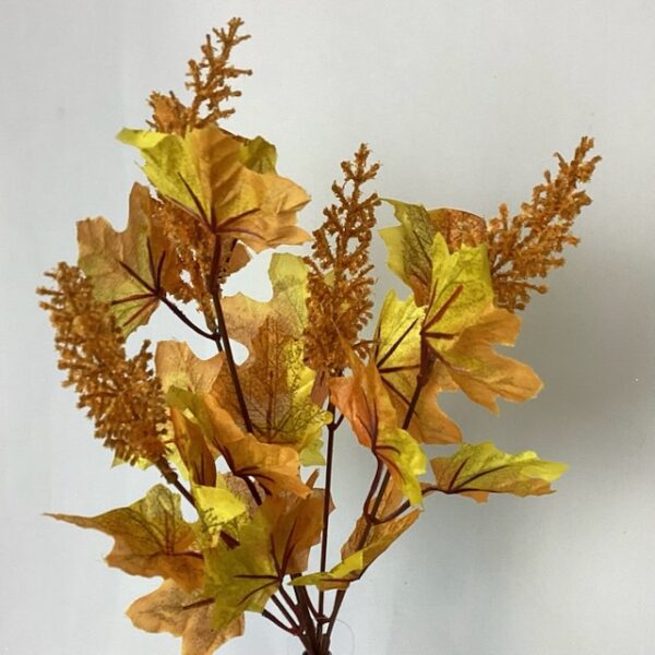 Artificial  NEW Autumn Astilbe/Maple Bush Orange