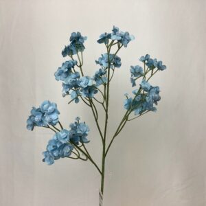 Artificial Large Buttercup Spray Blue