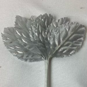 Artificial Silver Rose Leaves