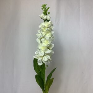 83cm Delphinium Spray White