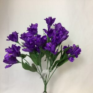 Artificial Iris Bush Dark Purple