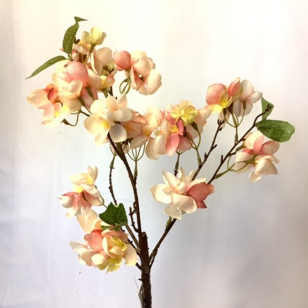 Artificial Orchard Blossom Branch Spray Coral