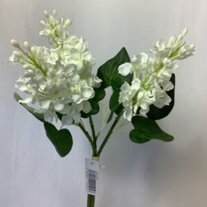 Artificial Triple Lilac Flower (Bundle) Cream/Ivory