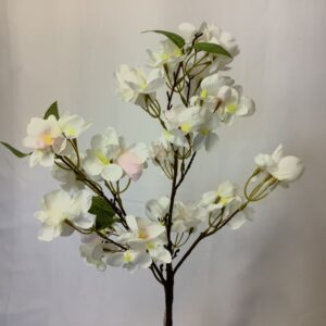 Artificial Orchard Blossom Branch Spray White/Pale Pink
