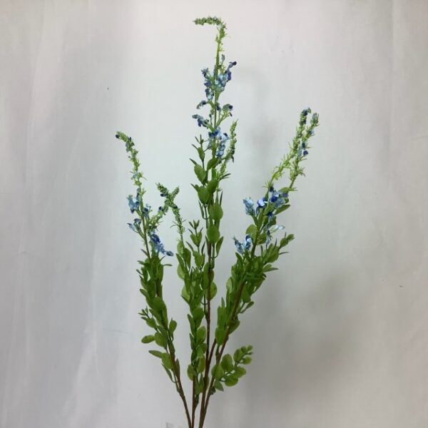 Blue Artificial Larkspur Flower Spray