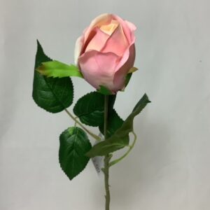 Artificial Tiana Single RoseBud pink