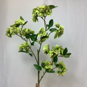 Artificial Almond Blossom Spray Green