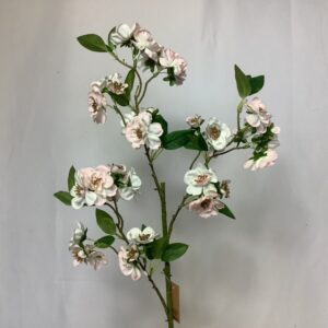 Artificial Almond Blossom Spray Pale Pink