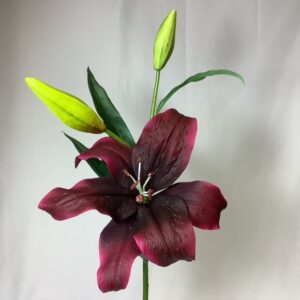 Artificial Giant Casablanca Lily Purple