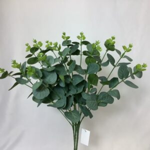 Artificial Eucalyptus Leaf Bush Green