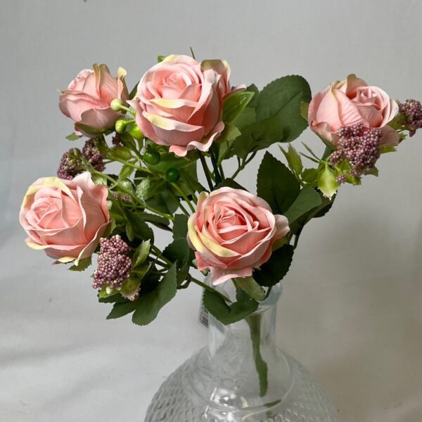 Amelia Rose/Viburnum Bush Pink wedding artificial flowers