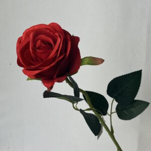 Artificial Red Valentine Single Rose