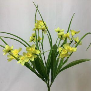 Artificial Narcissus/Grass Bush Yellow