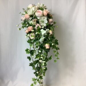 Brides Rose Trailing Ivy Shower Bouquet