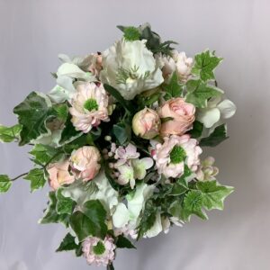 artificial Pink ivory Bridesmaid Bouquet
