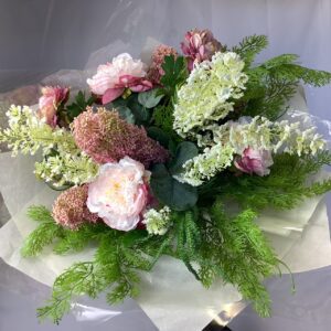 Artificial Mothers Day Gift Bouquet Arrangement Home Decor Pink