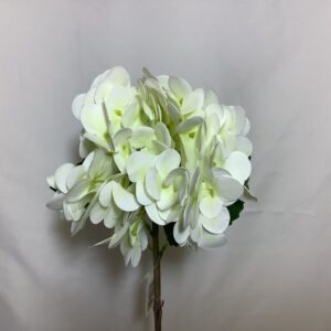 Artificial Real Touch Single Hydrangea Ivory