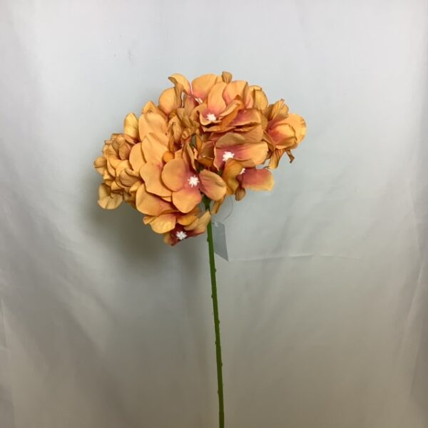 Burnt Orange Artificial Hydrangea