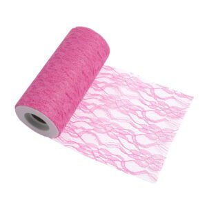 15cm Hot Pink Lace Ribbon