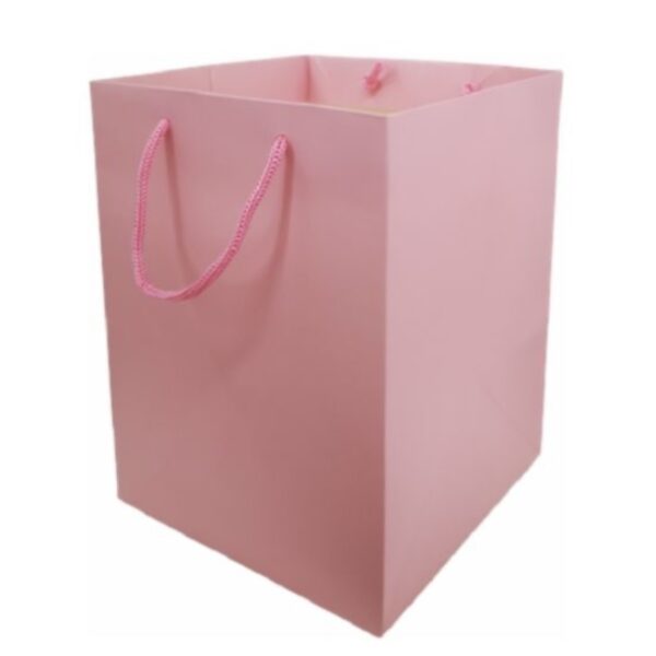 25x19cm Light Pink Hand Tied/Gift Bag