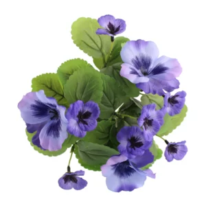 Artificial  Mixed Pansy Bush Lavender